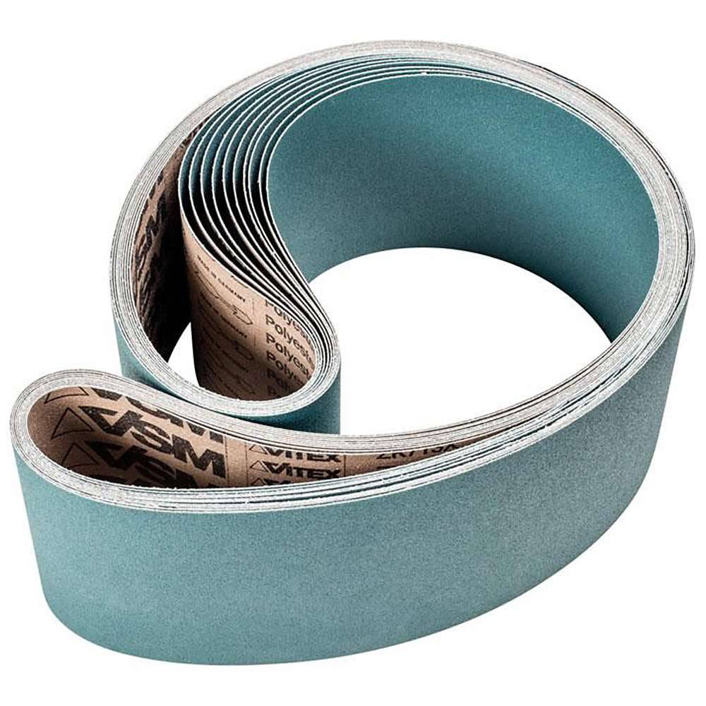 Schleifband "PFERD" BA 150/2000 X Z 120 - Zirkonkorund Z - Korngröße 120 - ISO 2976 - VE 10 Stück - Preis per VE
