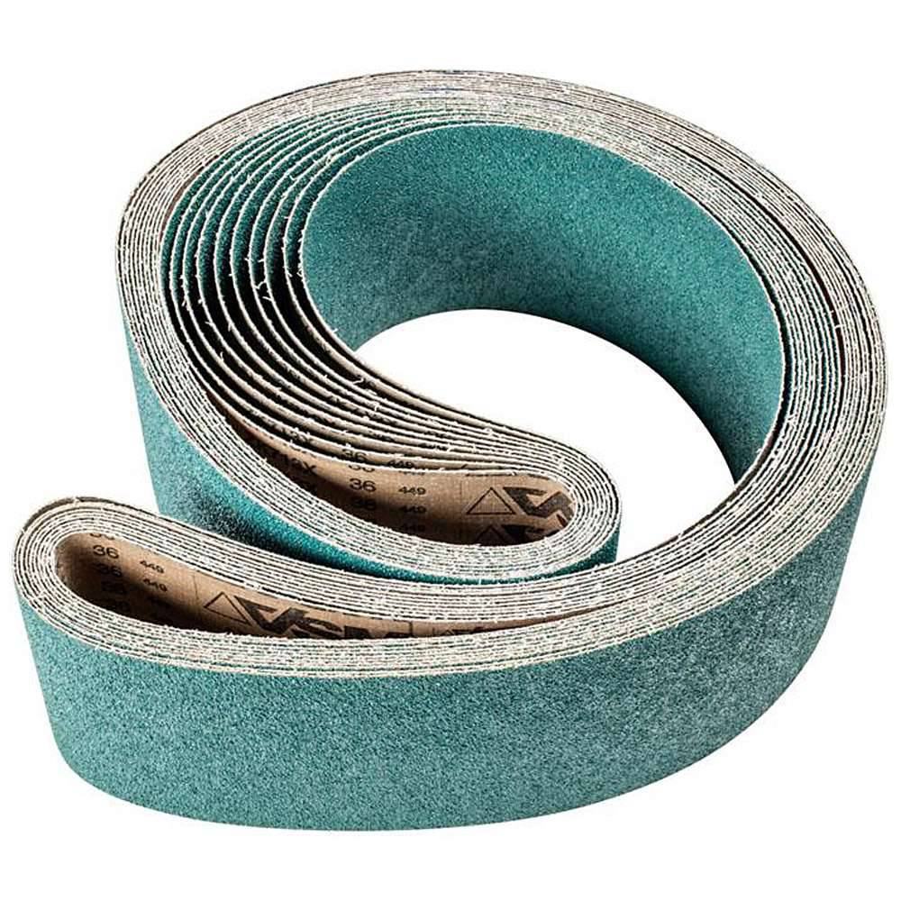 Schleifband "PFERD" BA 150/2500 X Z 36 - Zirkonkorund Z - Korngröße 36 - ISO 2976 - VE 10 Stück - Preis per VE