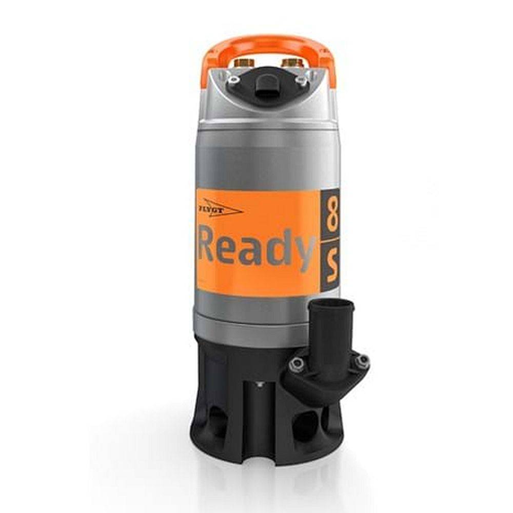 Baupumpe Flygt Ready 8S - max. 0,9 kW - 230 V - Anschluss C-Storz - mit Schwimmschalter