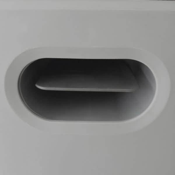 Sitzhocker höhenverstellbar grau