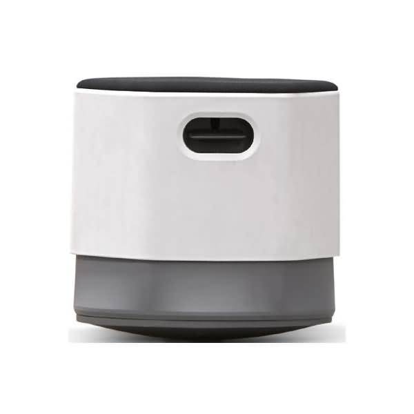 Sitzhocker höhenverstellbar weiß