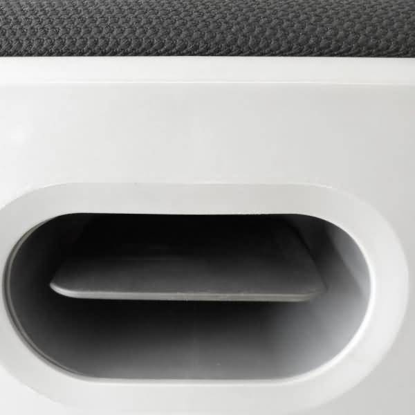 Sitzhocker höhenverstellbar weiß