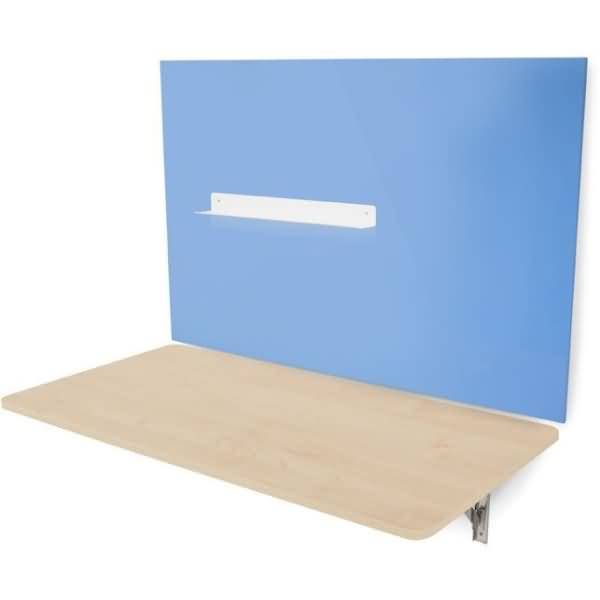 Homeoffice-Klapptisch BxTxH 115x33cm Platte Melamin buche