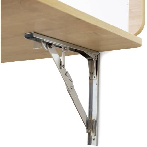 Homeoffice-Klapptisch BxTxH 115x33cm Platte Melamin buche