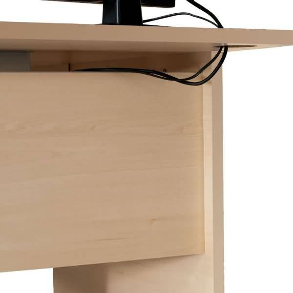 Schreibtisch Work BxTxH 120x60x72cm melaminbeschichtet buche