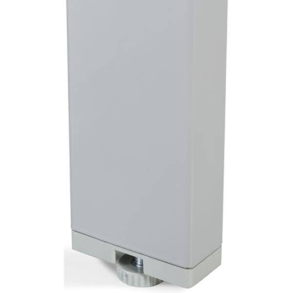 Schreibtisch Total L-Form rechts BxTxH 160x120x73cm Gestell grau Platte Melamin buche