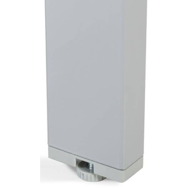 Mehrfacharbeitstisch Total BxTxH 160x163x73cm Gestell grau Platte Melamin buche