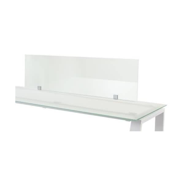 Trennwand 40x136cm Glas (Einzeltisch Glasplatte)