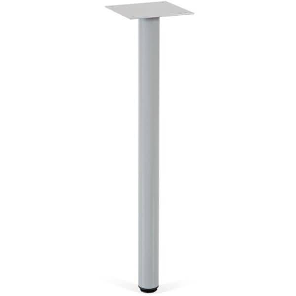 Stütze für Schreibtische L-Form grau