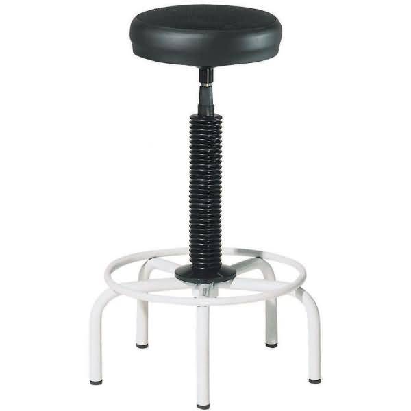 Drehhocker Kunststoff gepolstert schwarz