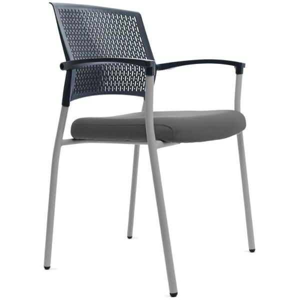 Besucherstuhl grau VE=2 Stück