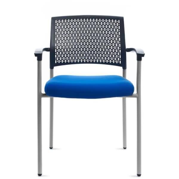 Besucherstuhl blau VE=2 Stück