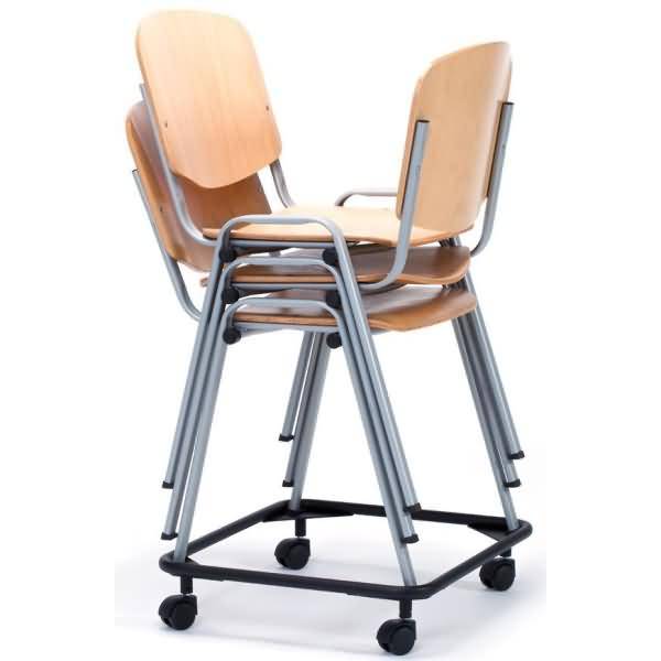 Transportwagen für Besucherstuhl RD965/RD974S/RD975V15 schwarz