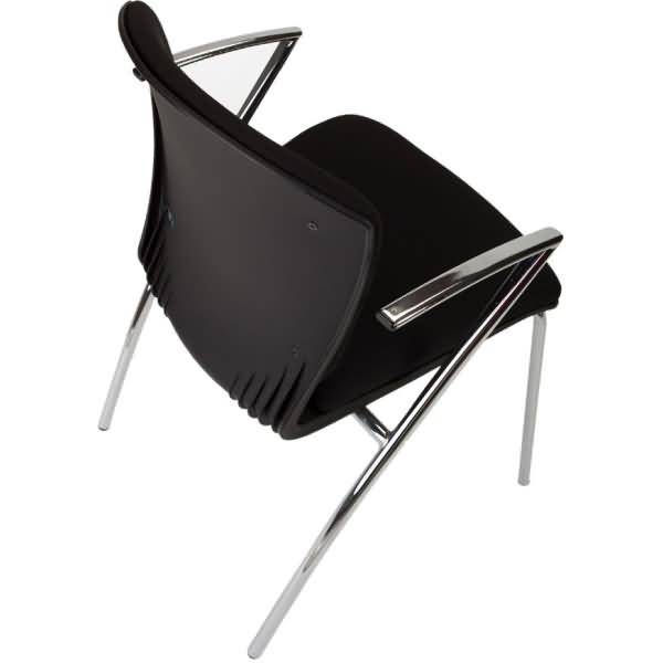 Besucherstuhl schwarz VE=2 Stück