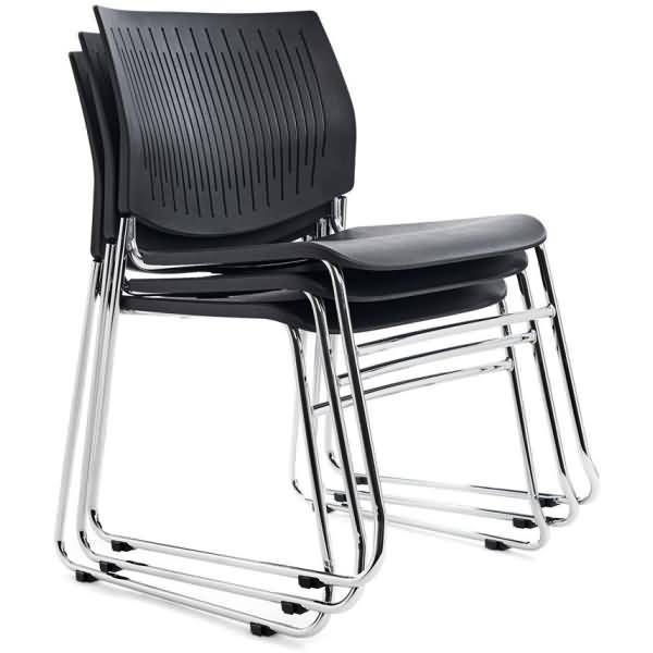 Besucherstuhl schwarz