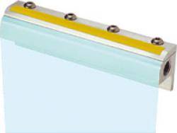 Luftvorhang - bewegtes Luftvolumen 150 m³/min - Luftverbrauch 6,00 m³/min - Breite 1200 mm - Anschluss 1/4"