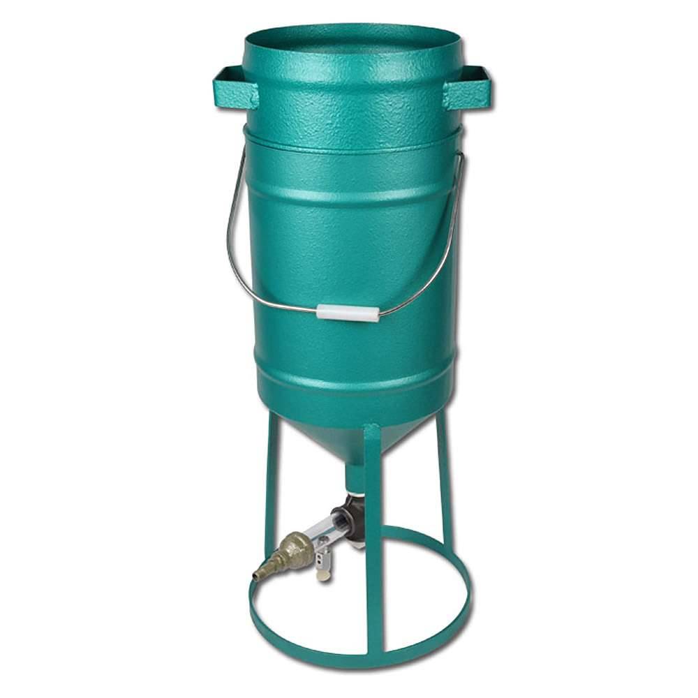 Injektorstrahlgerät SG-300 - mit Düse CB-5/25 - 3 m Luft- und Materialschlauch - Strahlmittelbehälter und Sieb