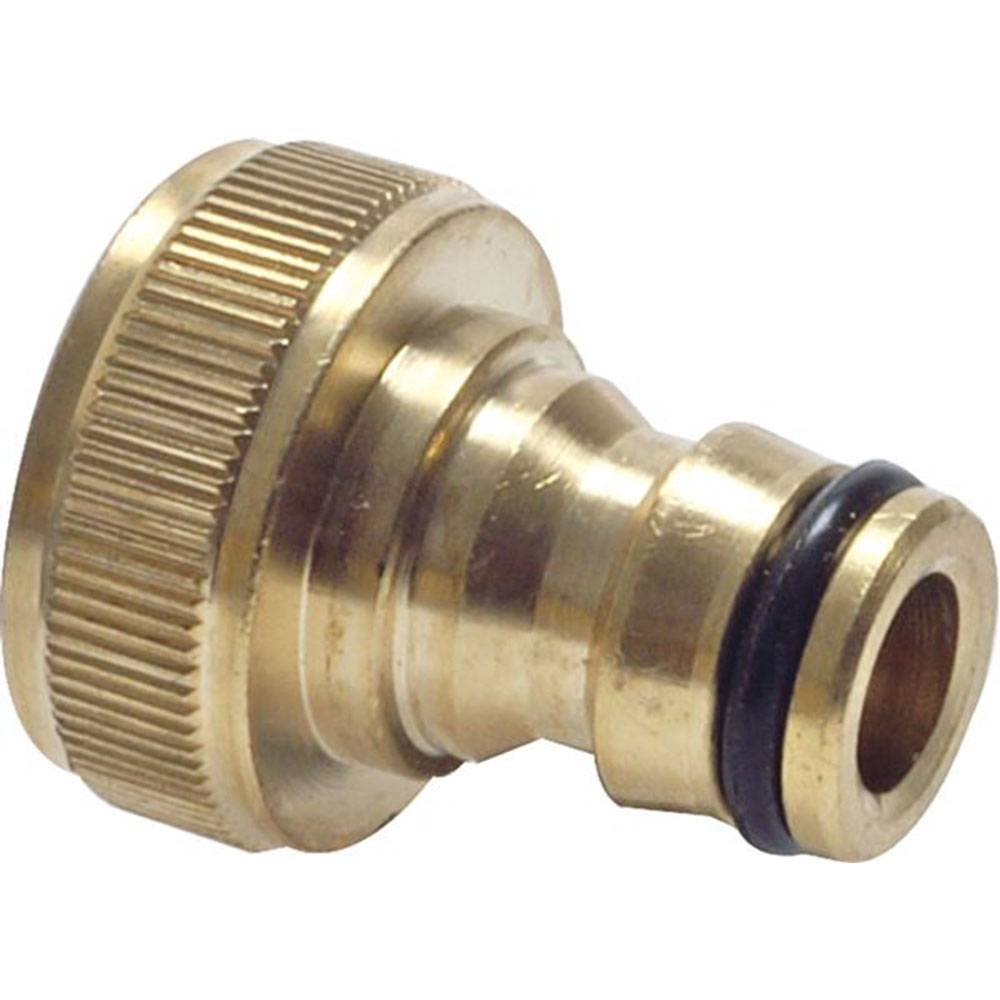 Gartenschlauch Stecker - Innengewinde G 3/4" - Messing - NBR Dichtung - PN 0 bis 8 bar