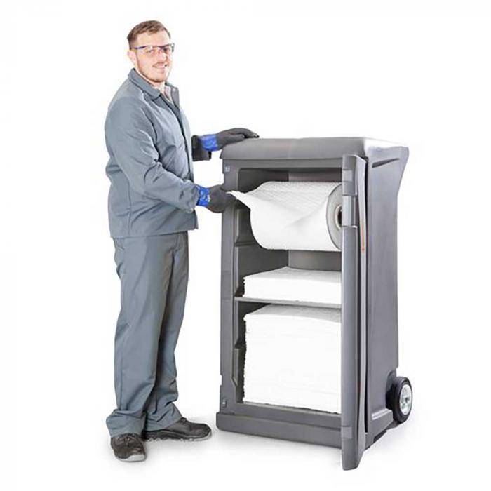 DENSORB Caddy - mobiler Bindemittel-Spender - Ausführung Öl