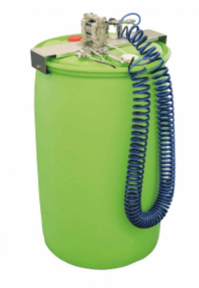 AUTRASYS-Fasshalter - manuelle Teilewäsche - stabile Halterung auf Reiniger-Fässern