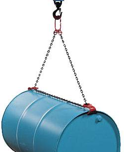 Fassaufhängung - für liegende Fässer - Tragkraft 1.000 kg - Umfang 250 cm - mit eingebauten Fasshaken - mit Aufhängegliederkette Ø 7 mm