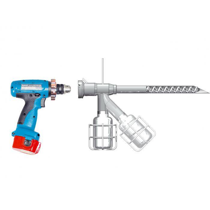 PowderProof® - Mobile Pulverprobennahme - Edelstahl - Antrieb 12 V