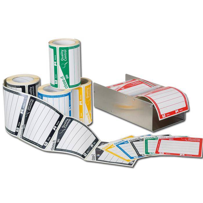 close-it Kontroll-Verschluss-Siegel 95 x 95 mm - 500 Stk.