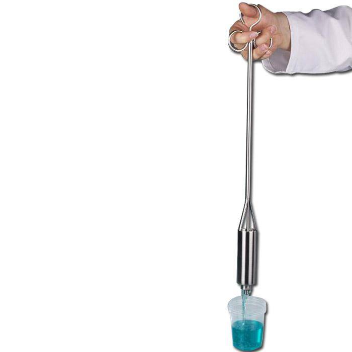 Flüssigkeits-Sammler, Daumenöffnung - Edelstahl - Behälter-Ø 32 mm