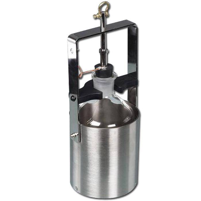 Tauchflasche Glas - Ø 148 mm - Inhalt 1000 ml - Messing