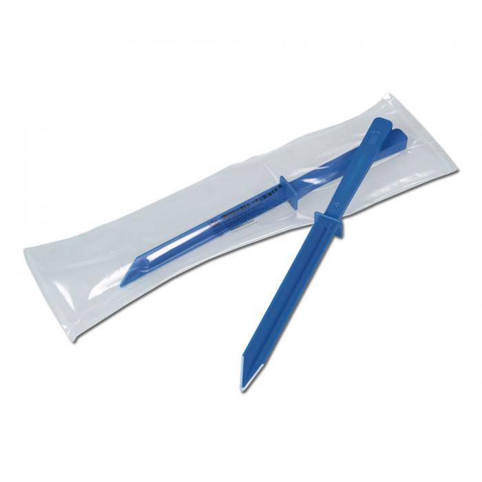 Spatel - für Lebensmittel - SteriPlast - Farbe blau - Einstichtiefe 150 mm - Pack á 10 Stk.