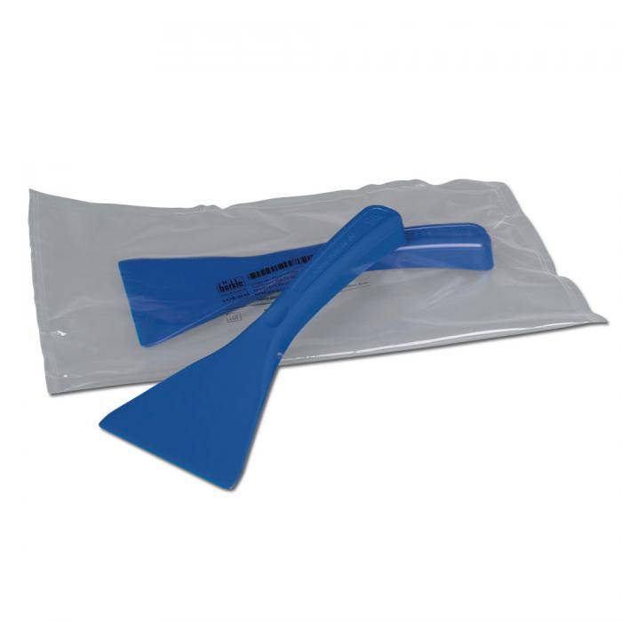 Schaber - für Lebensmittel - SteriPlast - Farbe blau - (L x B) 200 x 80 mm - Pack á 10 Stk.