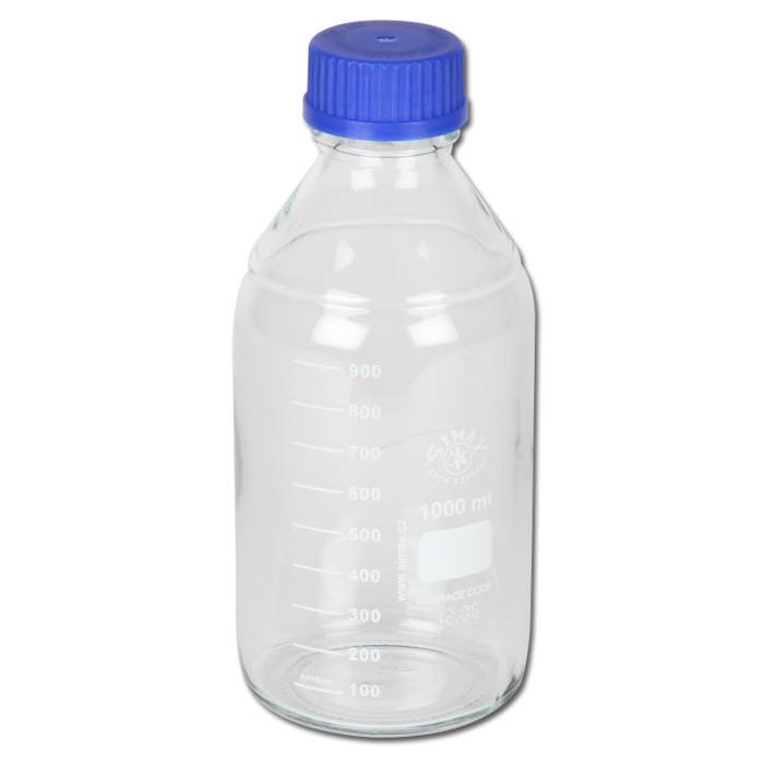 Glas Probenflasche für Profi Sampler - 1000 ml