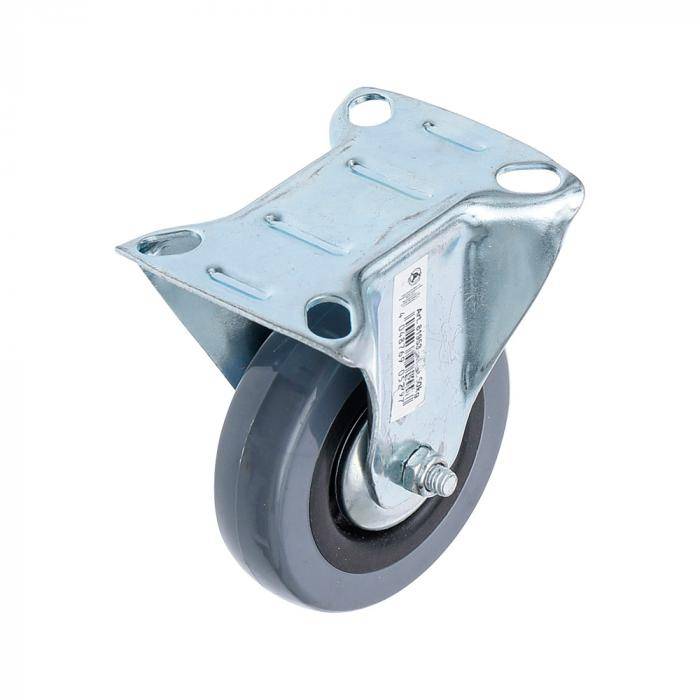 Bockrolle - mit Anschraubsockel - Rad-Ø 75 mm - Bauhöhe 95 mm - Tragkraft 50 kg