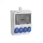 Wandverteiler "Worms" - 4x Steckdose 230 V - 4x LS 16 A, 1-polig, C Wandverteiler "Worms" - 4x Steckdose 230 V - 4x LS 16 A, 1-polig, C