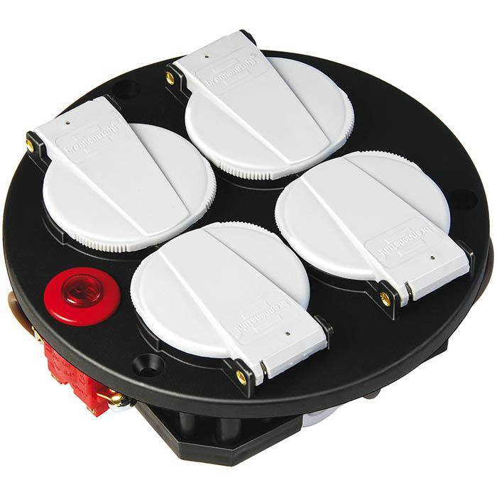 Steckdoseneinsatz-Einsatz - 4 - Fach - IP 20 - 230 V/16 A