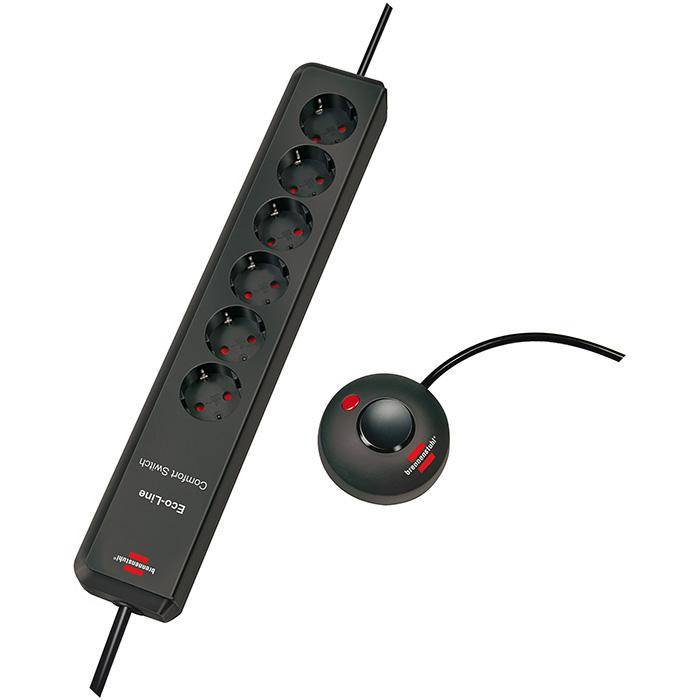 Comfort Switch Steckdosenleiste - 6-fach - mit Fußschalter