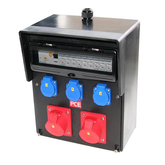 Wandverteiler "SALZBURG" - Vollgummi - 298 x 370 x 203 mm