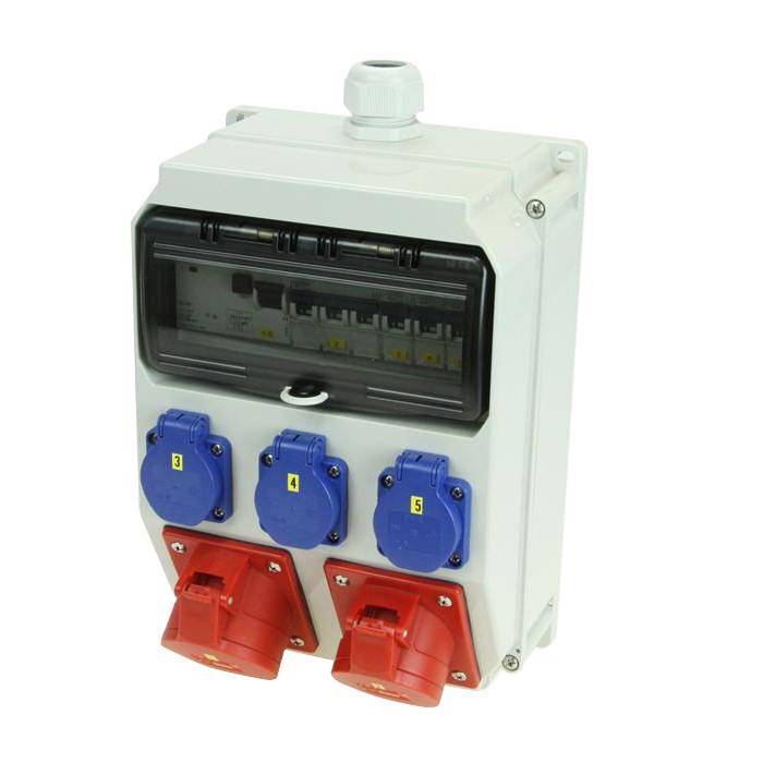 Wandverteiler "DELTA ANIF7" - Kunststoff - 255 x 204 x 140 mm