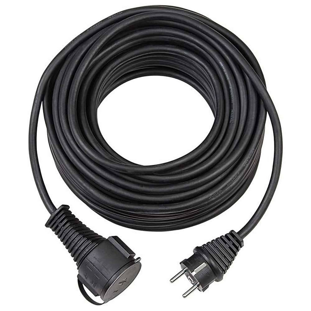 Verlängerungskabel IP 44 - BREMAXX - 10 m - schwarz - N05V3V3-F 3G1,5