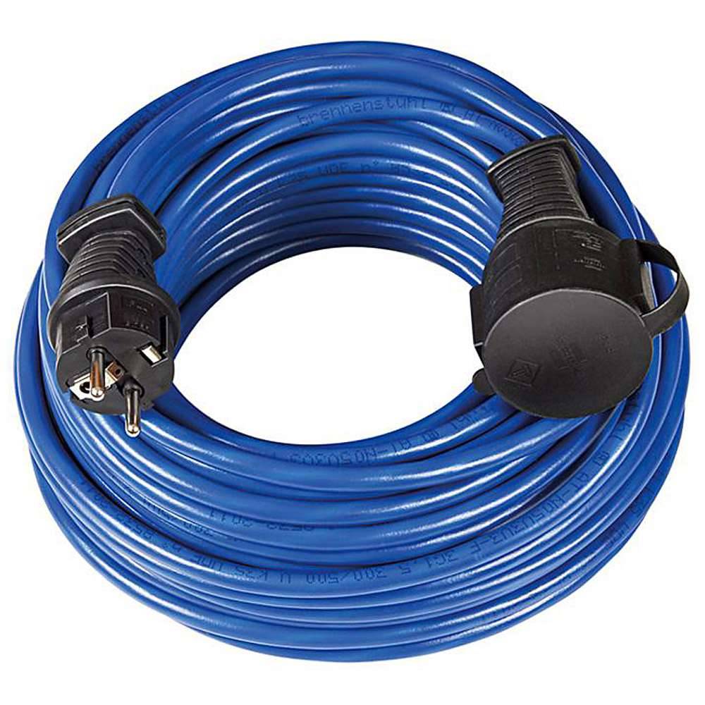 Verlängerungskabel IP 44 - 10 m - Bremaxx - N05V3V3-F 3G1,5 - blau