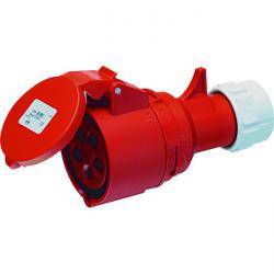 CEE-Kupplung - 5-polig - 400 V - 6 h - wasserdicht