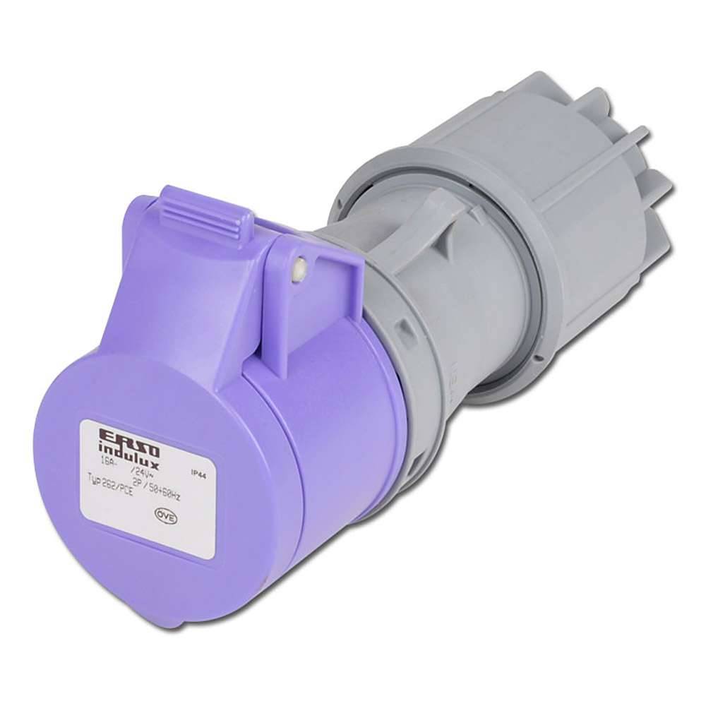 CEE-Kupplung - für Kleinspannung - 2-polig K 24V/16 A / K - Spannung K 24V/16A