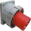 SIROX® CEE-Anbaugerätestecker - 5-polig - Wasserdicht - schräg - Nennspannung 400 V - Nennstrom 125 A - Schutzart IP 67 - Maße 145 x 100 x 147 mm