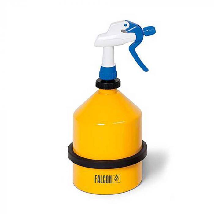 FALCON Sprühkanne - Stahl lackiert - mit 1¼ Zoll NPSM-Gewinde und Adapter - 2 Liter