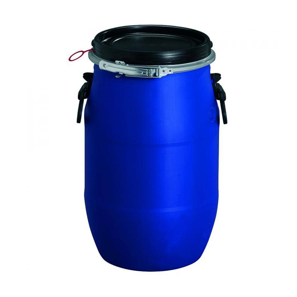 Fass mit Weithals - UN-Gefahrgutzulassung Feststoffe - Volumen 60 l - Graf® - Höhe 640 mm - Durchmesser 400 mm - Gewicht 3,7 kg