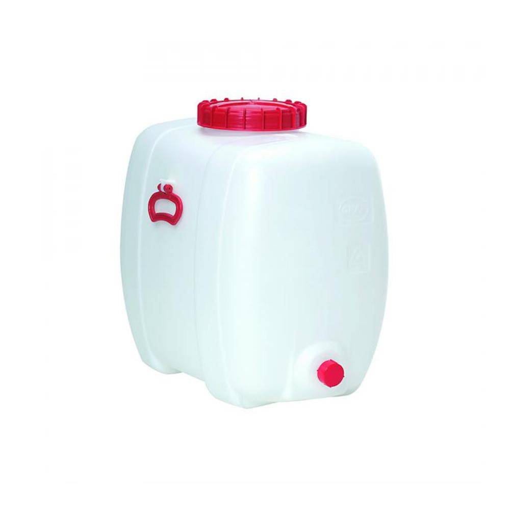 Fass aus Kunststoff - ovale Ausführung - Volumen 300 l - Graf® - Maße (L x B x H) 880 x 610 x 815 mm - Höhe ink. Schraubdeckel 880 mm - Gewicht 12