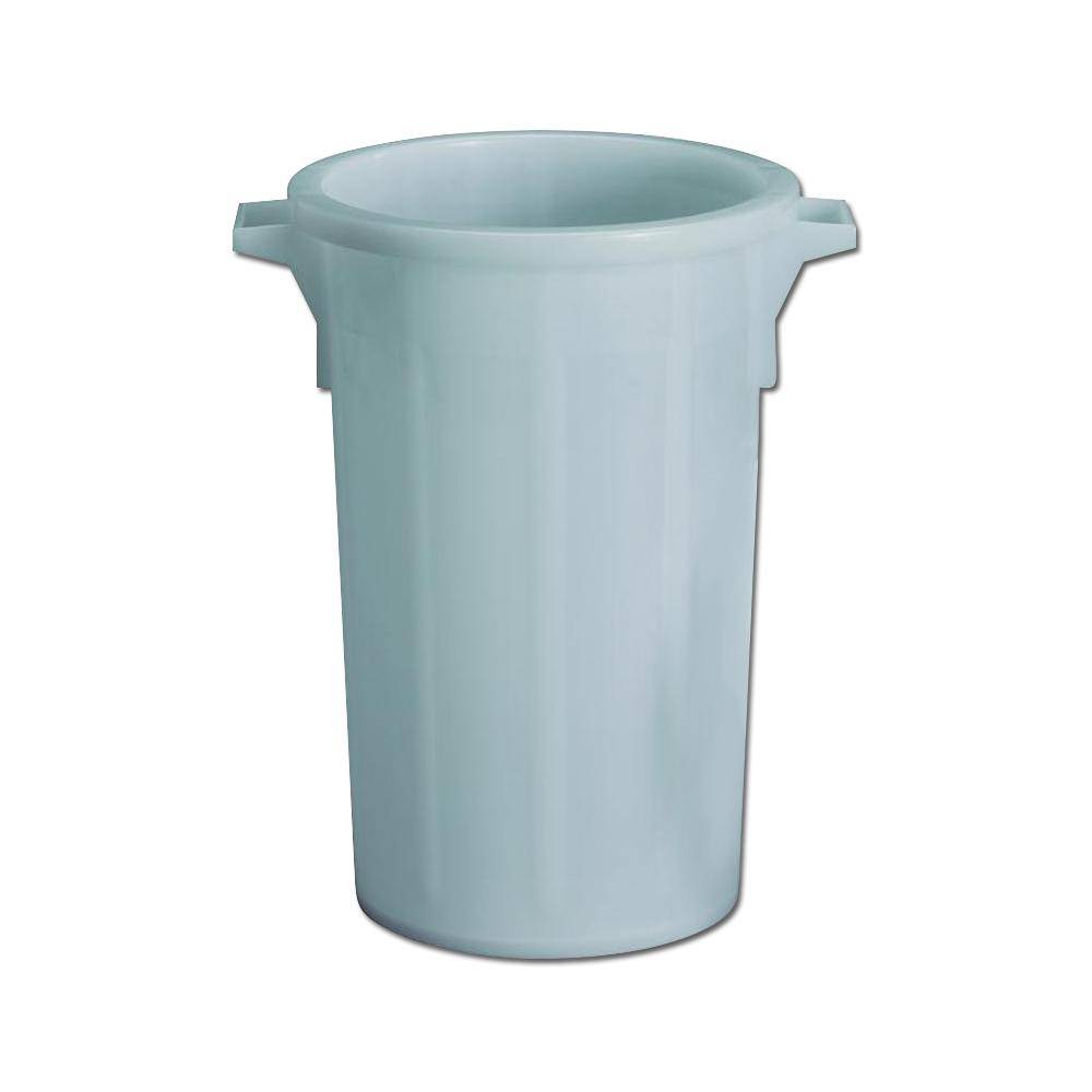 Tonne aus Kunststoff - zur Lebensmittellagerung - Volumen 90 l - Graf® - Höhe 700 mm - Außen-Ø 505 mm - Innen-Ø oben 445 mm - Innen-Ø unten 395