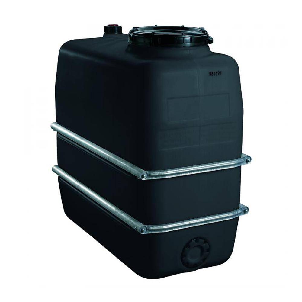 Lagertank - KTW- und KSW-Zulassung - Volumen 1100 l - Graf® - Maße (L x B x H) 1400 x 720 x 1400 mm - Anzahl Bandagen 2 Stück - Anzahl Verschraubun