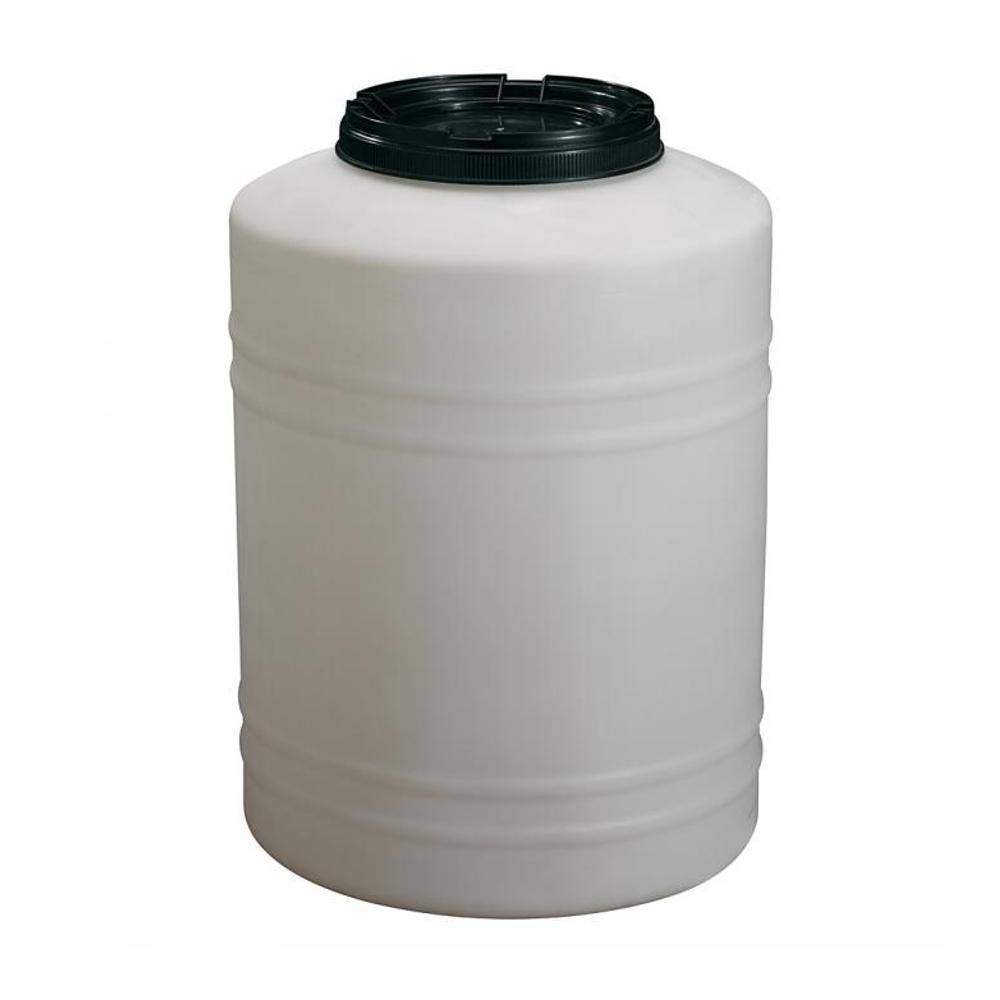 Kunststofffass - säure- und laugenbeständig - Volumen 500 l - Graf® - Höhe 1210 mm - Höhe inkl. Deckel 1310 mm - Durchmesser 720 mm - Gewicht 15