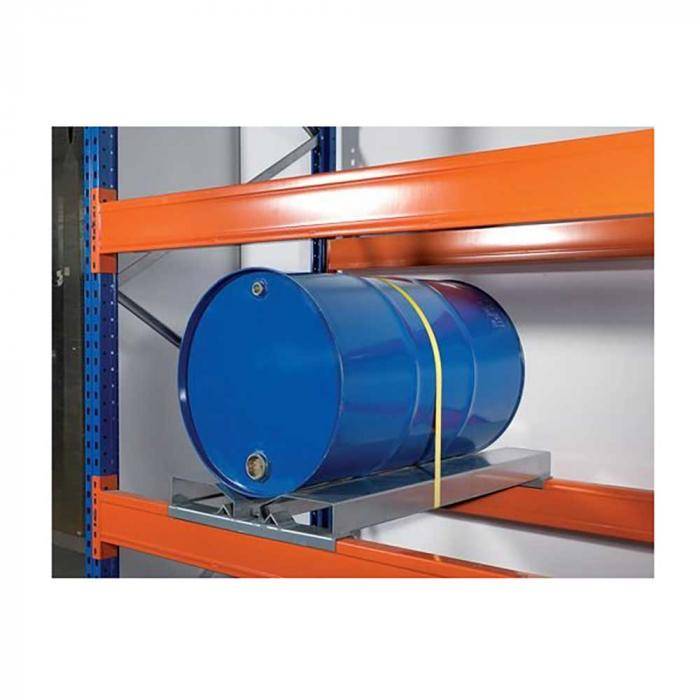 Fassauflage - für Regale - mit Staplertaschen und Spanngurt